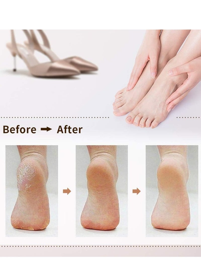 MJZ Electric Callus Remover, Rechargeable Electronic Feet File Pedicure Tool Foot Care Foot File Callus Remover Kit for Dry Cracked Dead Skin with 3 Roller Heads, 2 Speed Battery Display - Image 5