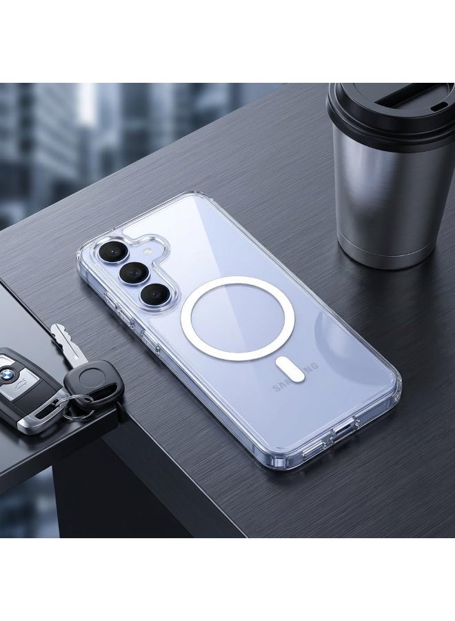 MIGOFAST Samsung Galaxy S26 Plus Case Magnetic Clear MagSafe Compatible Slim Transparent Shockproof TPU Bumper Scratch-Resistant Lightweight Cover for Galaxy S26+ 5G  Clear - Image 5