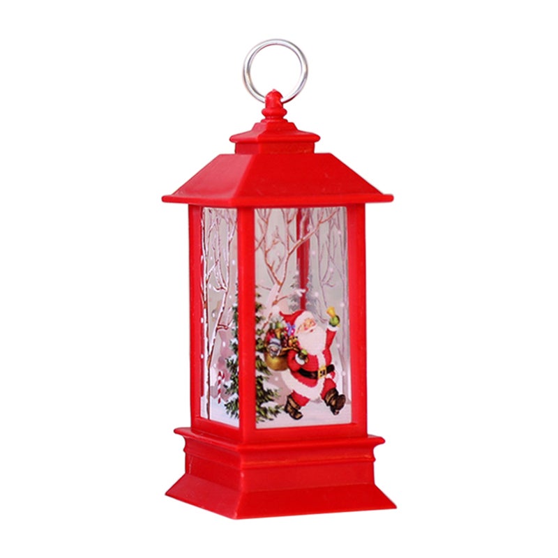 Christmas Light: Compact Size, Delicate Patterned Transparent Lampshade, Soft Warm White Light - Distinctive Appearance, Multiple Styles for Christmas Table Or Tree Decoration - Image 2