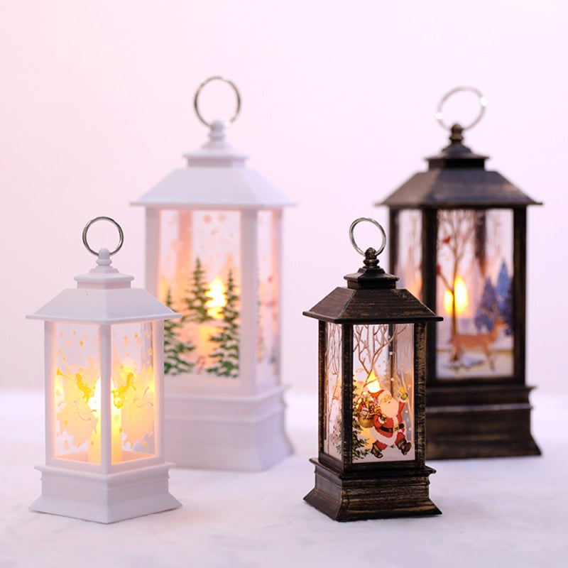 Christmas Light: Compact Size, Delicate Patterned Transparent Lampshade, Soft Warm White Light - Distinctive Appearance, Multiple Styles for Christmas Table Or Tree Decoration - Image 4