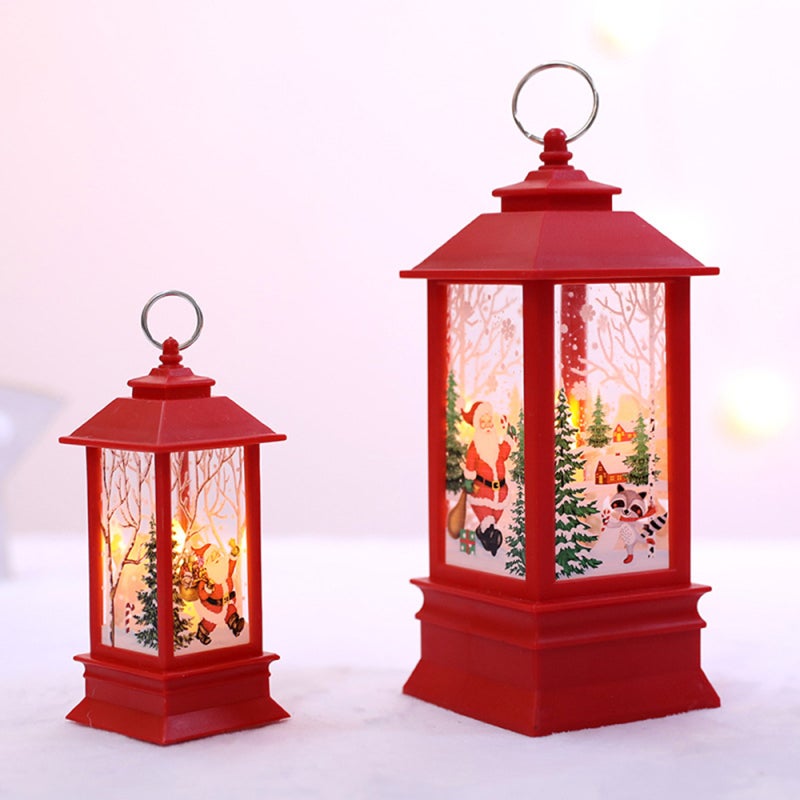 Christmas Light: Compact Size, Delicate Patterned Transparent Lampshade, Soft Warm White Light - Distinctive Appearance, Multiple Styles for Christmas Table Or Tree Decoration - Image 5