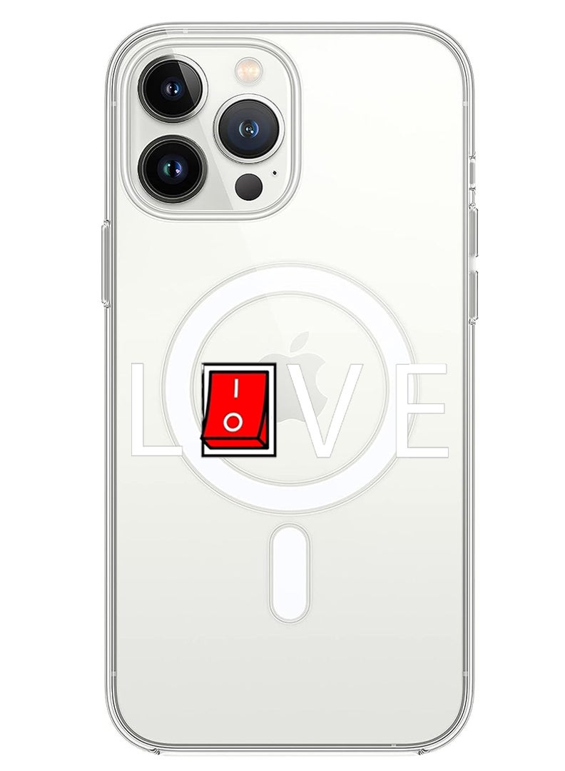 Theodor Magnetic Case for iPhone 14 Pro 6.1-inch Compatible with MagSafe Wireless Charging, Shockproof Phone Bumper Cover Live - Image 1