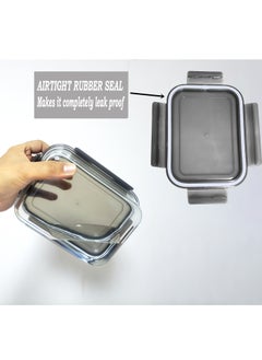 MAMATOONS 12 Pack Glass Meal Prep Containers With Leakproof Locking Lids Glass Food Storage Containers  - Image 4