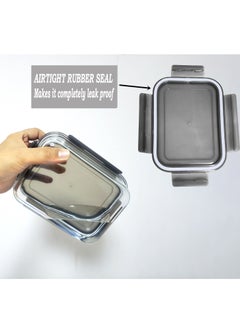MAMATOONS 12 Pack Glass Meal Prep Containers With Leakproof Locking Lids Glass Food Storage Containers  - Image 4