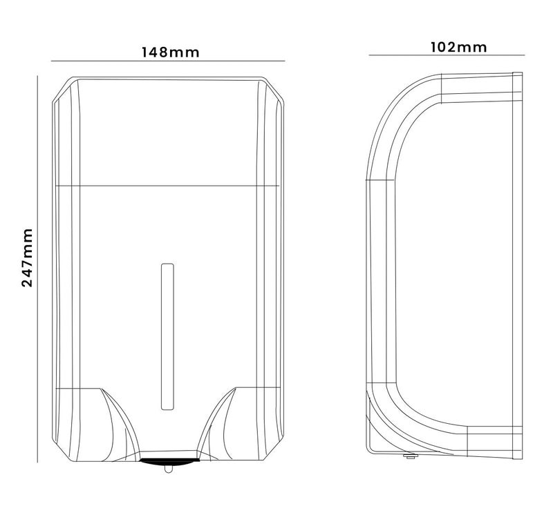 DOLPHY Dolphy Automatic 304 Stainless Steel Wall Mounted Soap Dispenser - (1100ml)  - Image 3