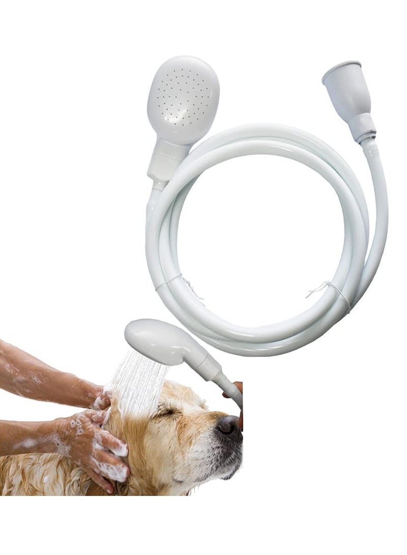 Pet Shower Spray Head Hose Attachment for Sink Sprayer - Ideal for Convenient Pet Bathing and Grooming at Home - Image 1