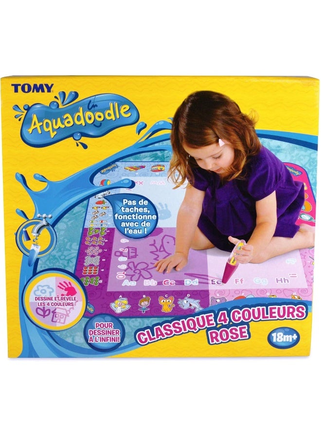 Aquadoodle Classic Large Water Doodle Mat, Official TOMY No Mess Colouring & Drawing Game, Suitable for Toddlers and Children - Boys & Girls 18 Months, 2, 3, 4+ Year Olds, Pink - Image 1
