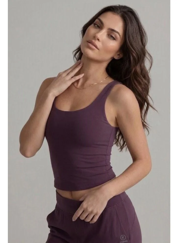 ملابس رياضية من كور Aura Sleeveless Vest - Purple