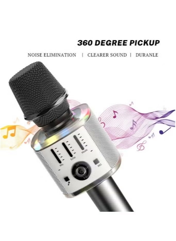 Yesido KR10 Karaoke System || Portable Wireless Speaker with Microphone for Music and Singing, Bluetooth Connectivity, Powerful Sound, Built-In Rechargeable Battery, Ideal for Parties, Events, and Home Entertainment - Image 3