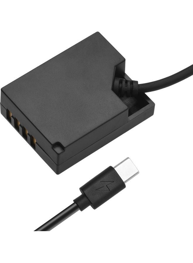 Loquat Dummy Battery USB-C Coupler Adapter Black - Image 3