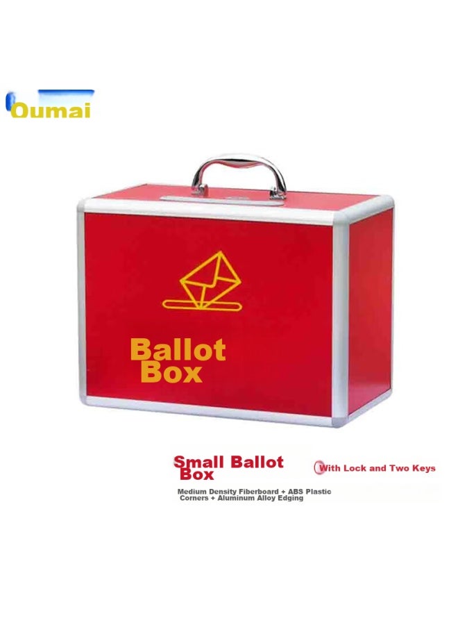 Oumai (Oumai) Voting Box, Aluminum Alloy Detachable Large, Medium, And Small Voting Box, Ballot Box, Election Box, Ball Collection Box, Red Small Size - Image 5