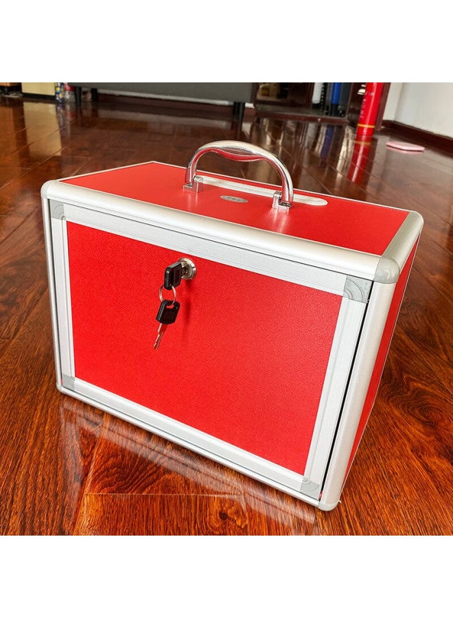 Oumai (Oumai) Voting Box, Aluminum Alloy Detachable Large, Medium, And Small Voting Box, Ballot Box, Election Box, Ball Collection Box, Red Small Size - Image 3