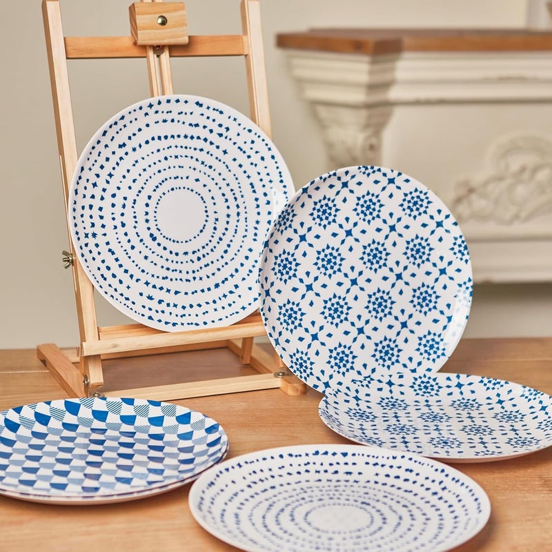 Zayton Zayton Melamine Dinner Plate 11 Inch Plastic Bread Outdoor Butter Plates Set Lightweight Shatter Proof Chip Resistant Camper RV Breakresistant for Everyday Use  - Image 5