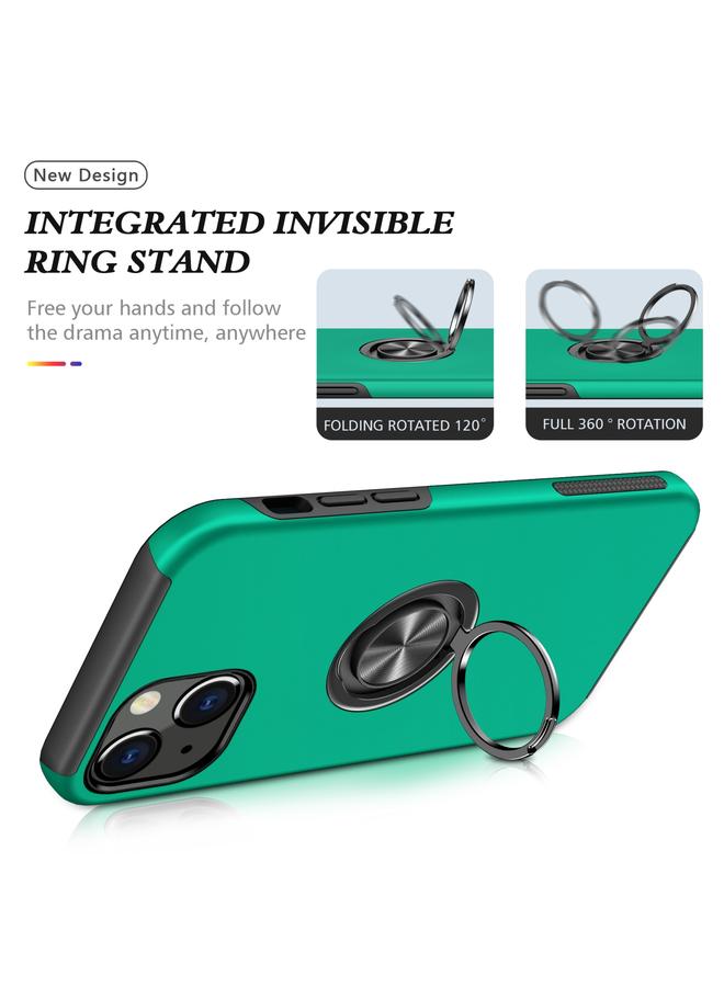 زبون جراب لهاتف iPhone 13 Pro مزود بحلقة مغناطيسية وحامل مضاد للصدمات - Image 3