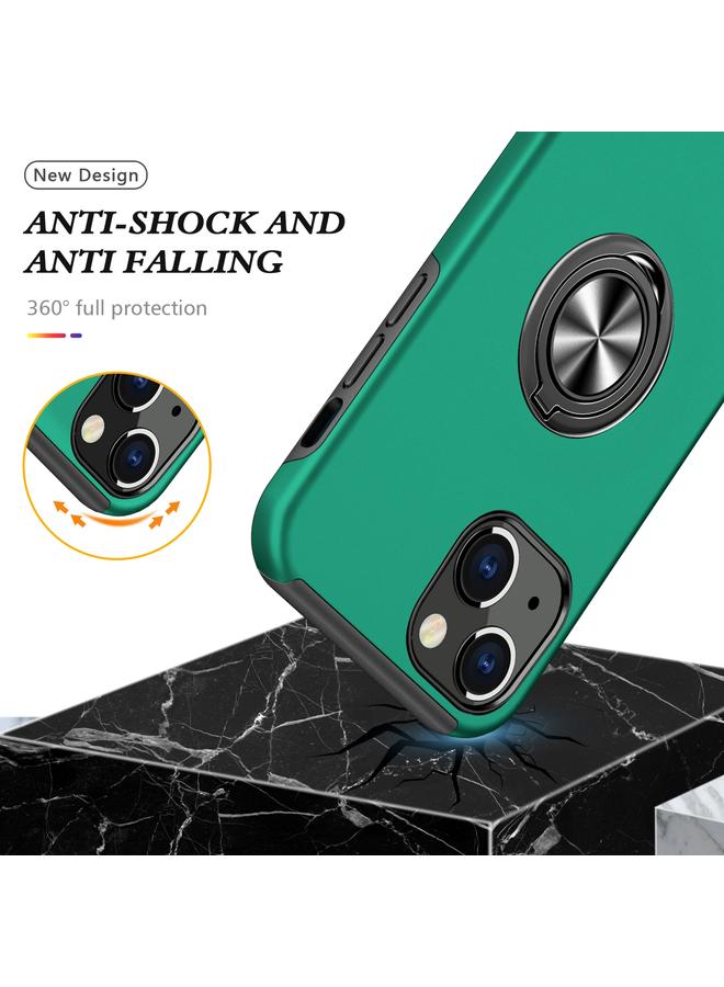 زبون جراب لهاتف iPhone 13 Pro مزود بحلقة مغناطيسية وحامل مضاد للصدمات - Image 4