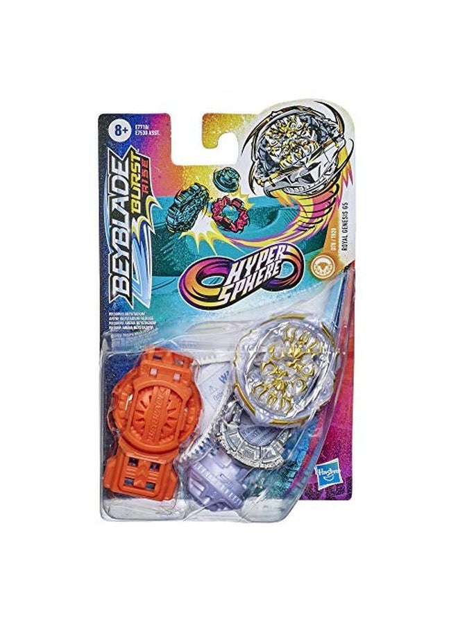 BeyBlade - Burst Rise Hypersphere Royal Genesis G5 Starter Pack Stamina Type Battling Top Toy And Right/Leftspin Launcher Ages 8 And Up - Image 1