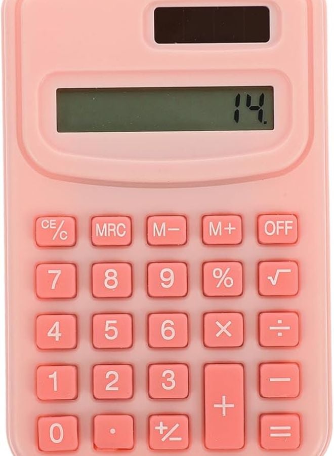 Solar Powered Pocket Calculator Creative Design for Office School Teachers - Image 1