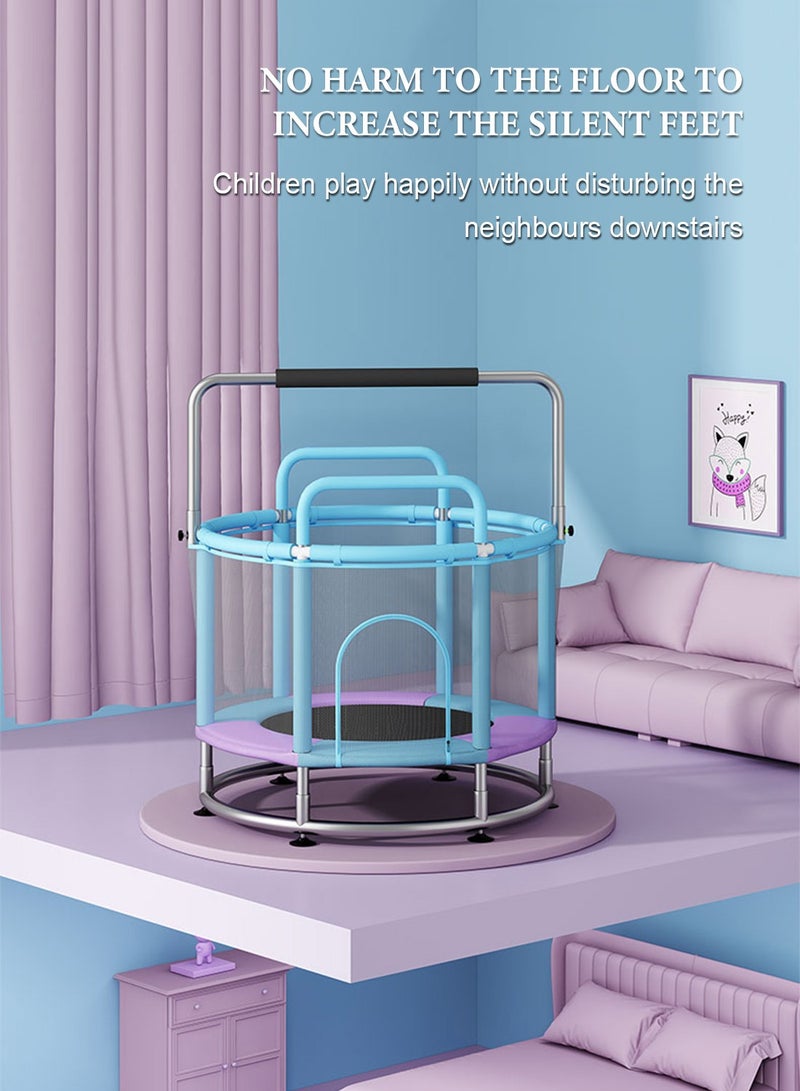 ما بيبي ترامبولين للأطفال في المنزل، كرسي قفز داخلي، سرير قفز للأطفال مع شبكة حماية، سرير قفز، معدات لياقة بدنية مع واحد - Image 4