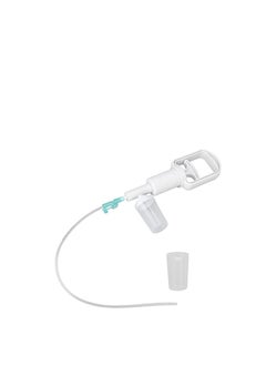 KASTWAVE Mucus Suction Pump, Handheld Transparent Sputum Suction Pump Portable Manual Suction Pump with Disposable Tube, Professional Slurry Suction Pump for Home Care  - Image 1