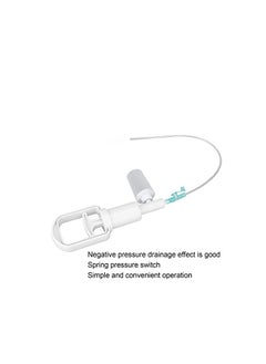 KASTWAVE Mucus Suction Pump, Handheld Transparent Sputum Suction Pump Portable Manual Suction Pump with Disposable Tube, Professional Slurry Suction Pump for Home Care  - Image 2