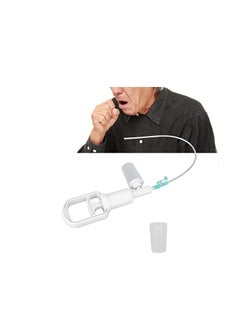 KASTWAVE Mucus Suction Pump, Handheld Transparent Sputum Suction Pump Portable Manual Suction Pump with Disposable Tube, Professional Slurry Suction Pump for Home Care  - Image 5