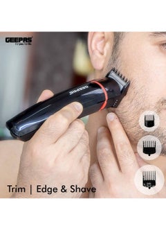 GEEPAS Geepas Rechargeable Trimmer for Men - GTR8128N  - Image 3