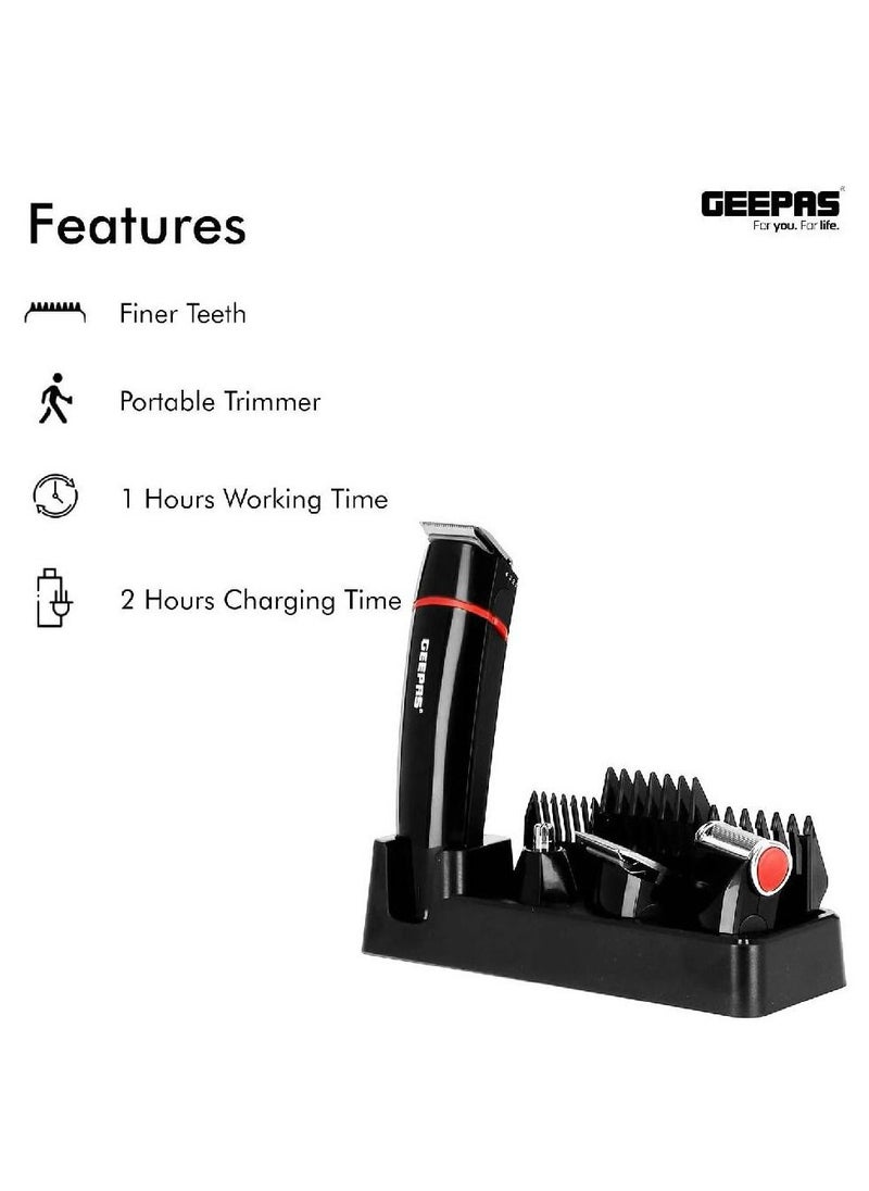 GEEPAS - Geepas Rechargeable Trimmer for Men - GTR8128N - Image 1