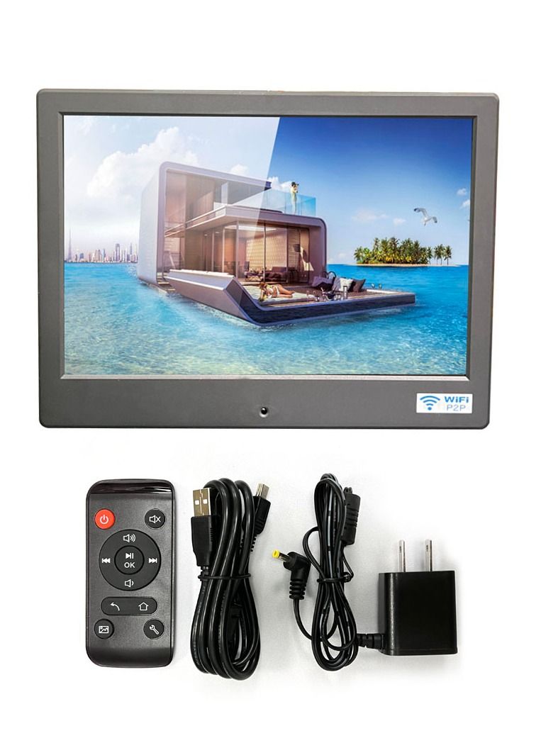 Crony 8inch Photo Frame Digital Picture Frame Digital Photo HD Video Frame And USB Card Playback Infrared Remote Control - Image 2