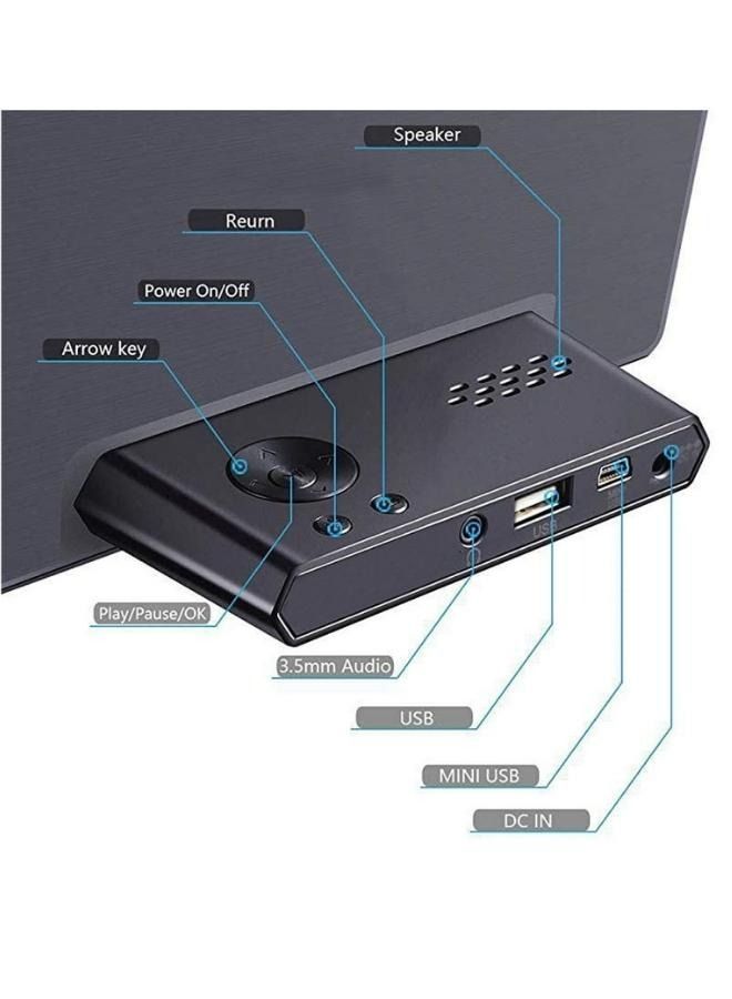 Crony 8inch Photo Frame Digital Picture Frame Digital Photo HD Video Frame And USB Card Playback Infrared Remote Control - Image 5