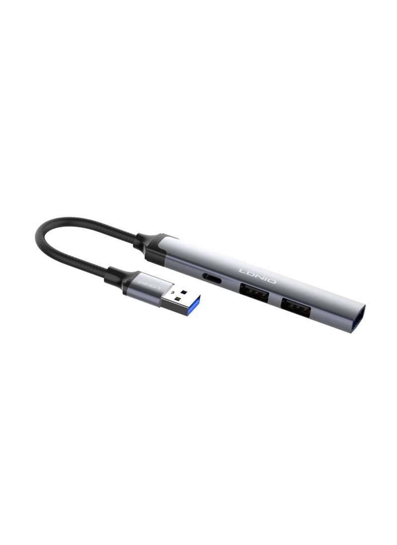LDNIO 4 in 1 usb dock station Mini Converter Laptop Docking Station 4-in-1 USB Small and Convenient for Carrying  - Image 5