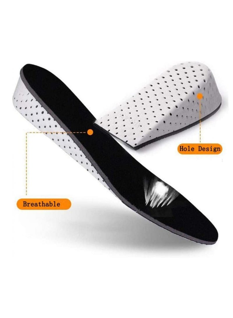 Oasisgalore 1 Pair Memory Foam Shoe Inserts Unisex Invisible Height Increase Insole (4.3cm Height) - Image 3