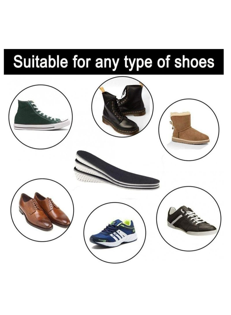 Oasisgalore 1 Pair Memory Foam Shoe Inserts Unisex Invisible Height Increase Insole (4.3cm Height) - Image 5