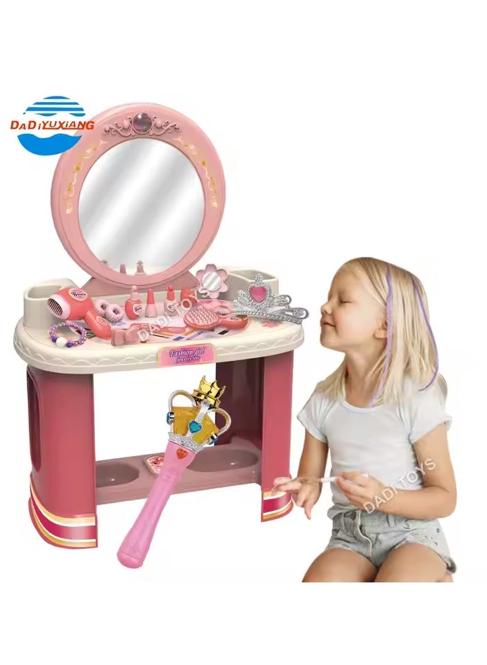 Whynot Beauty Playset for Girls with Accessories – Pretend Makeup & Hair Styling Toy for Kids Ages 3+ - Image 1