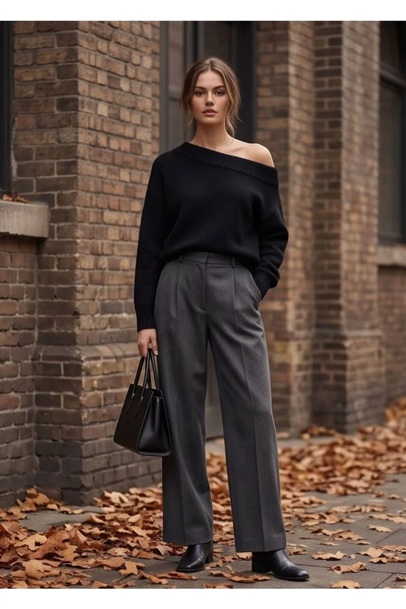 رايفان RYVAN Textured Knit Pullover Sweater