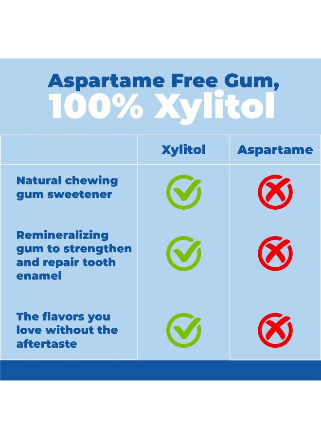 Epic 100% Xylitol Cinnamon Chewing Gum - Sugar Free, Aspartame Free Dental Gum - Supports Oral Health & Fresh Breath - 50 Pieces - Image 4
