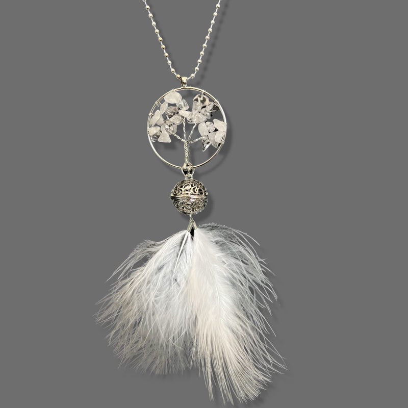 Mirror Accessory with Dream Catcher (White) - Image 2
