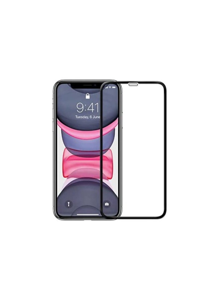 تي دبليو إي جي جي أو أن واقي شاشة من الزجاج المقوى لهاتف أبل آيفون 11 مقاس 6.1 بوصة أسود/شفاف - Image 2
