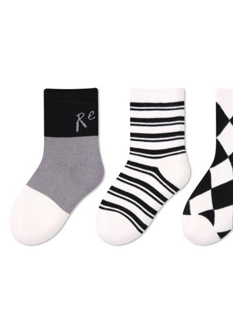 5 pairs of children's socks thin cute cartoon baby socks cotton  - Image 3