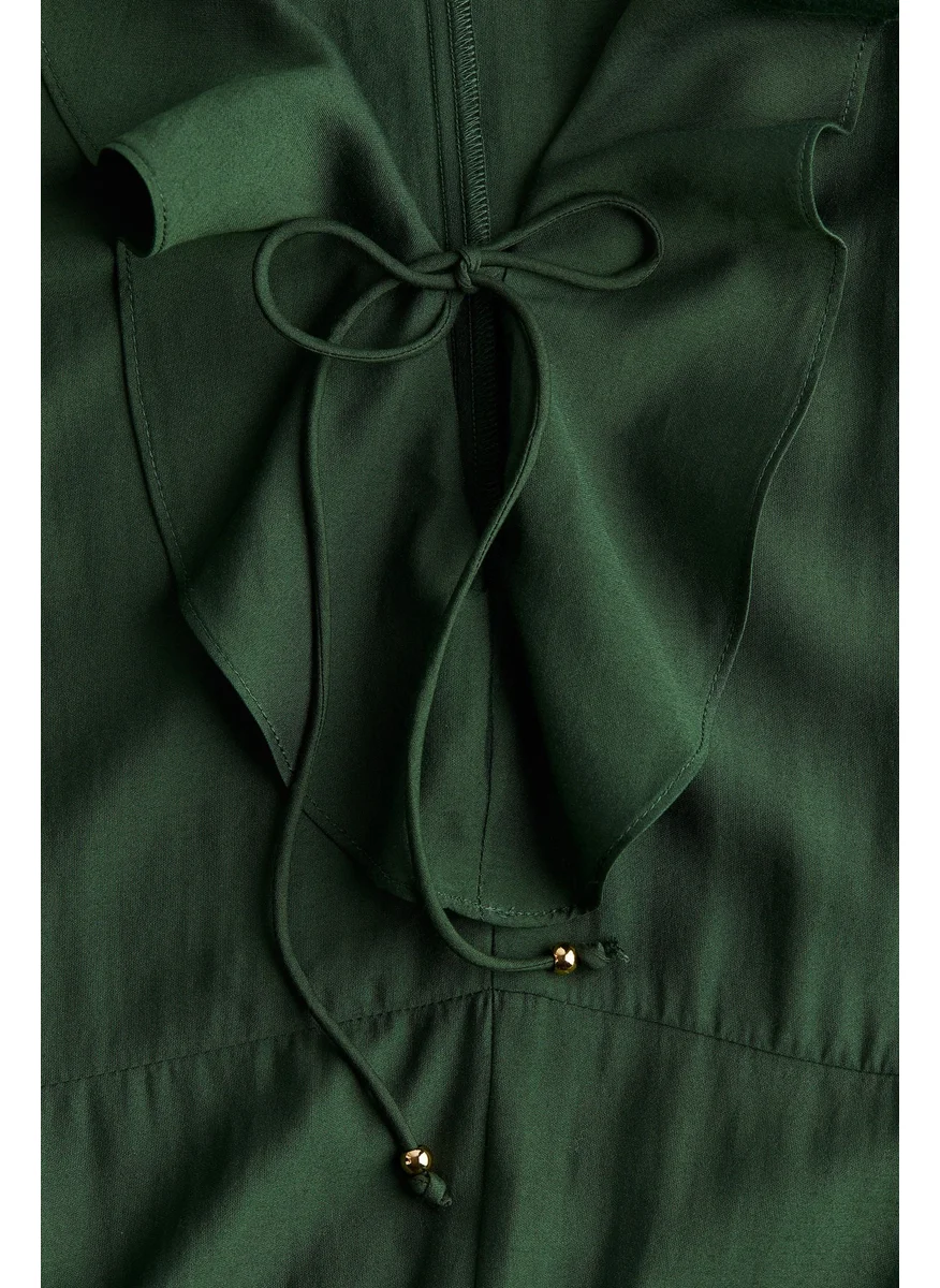 اتش اند ام Flounce-Trimmed Dress