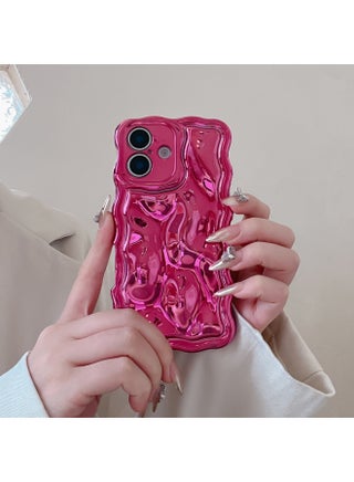 Ins Niche Water Ripple For IPhone15pro Max Mobile Phone Case Apple 16 14/13 Advanced Sense-Color:Xym Wave Meteorite Electroplated Rose Red-Applicable Models:16 (without Packaging) - pzsku/Z92EA1B73B0F335711DD7Z/45/1746192057/ccd3b236-d70c-4284-9bb2-44a0cdbba6cc