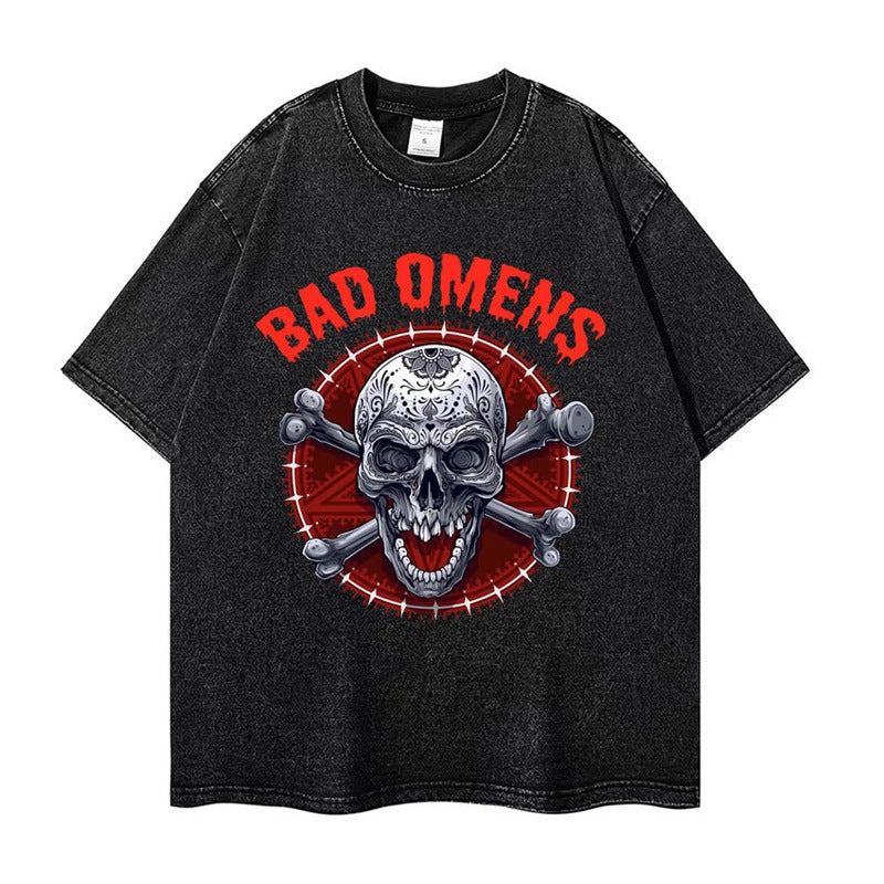 Limited Bad Omens Band Music Tour 2024 T Shirts Concrete Jun - Image 1