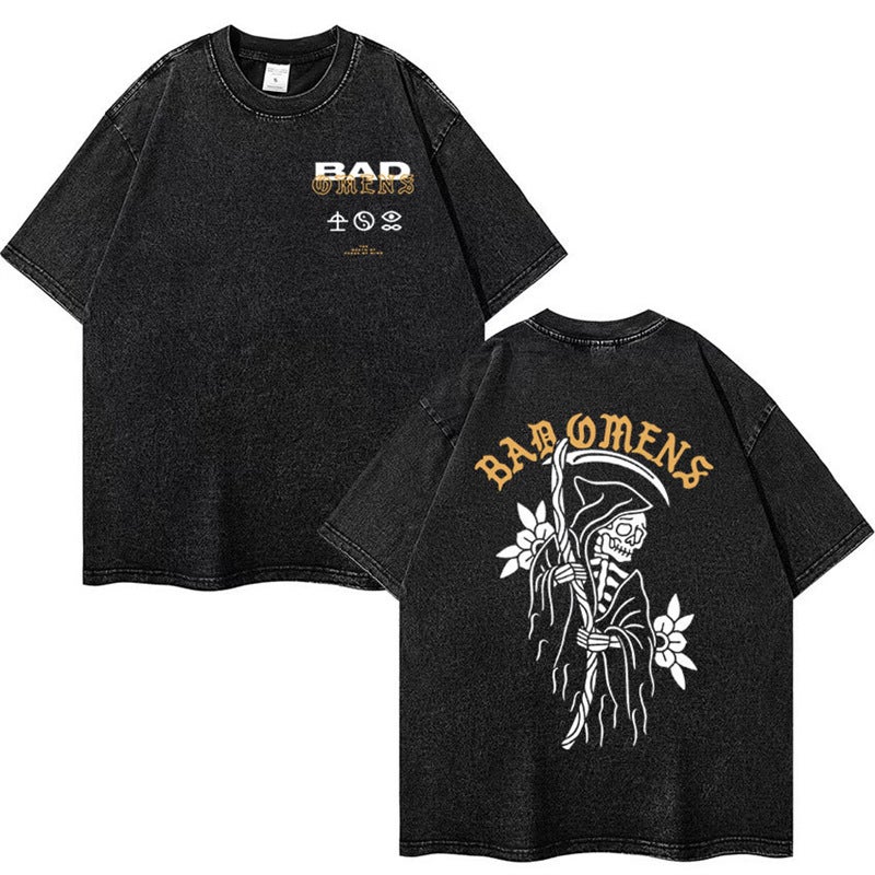 Limited Bad Omens Band Music Tour 2024 T Shirts Concrete Jun - Image 5