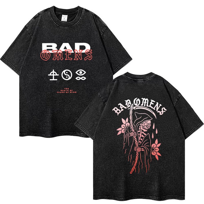 Limited Bad Omens Band Music Tour 2024 T Shirts Concrete Jun - Image 4