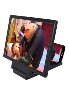 Generic 3D Screen Magnifier HD Video Foldable Stand For LG Mobile Phone Black  - Image 5