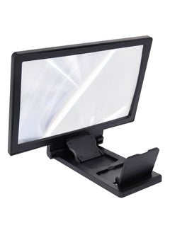 Generic 3D Screen Magnifier HD Video Foldable Stand For LG Mobile Phone Black  - Image 3