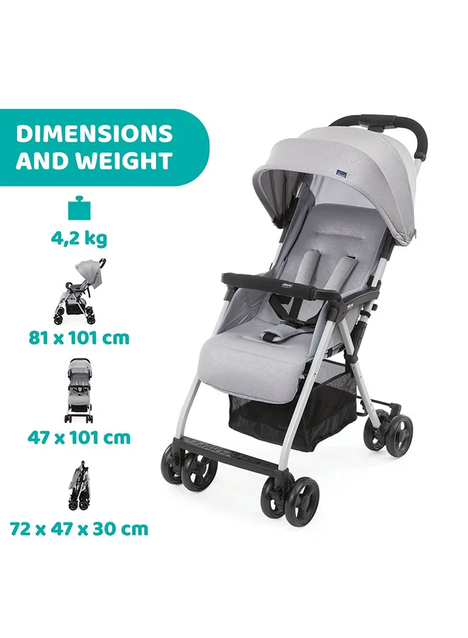 Chicco Ohlala 3 Stroller 0m-3y, Grey Mist