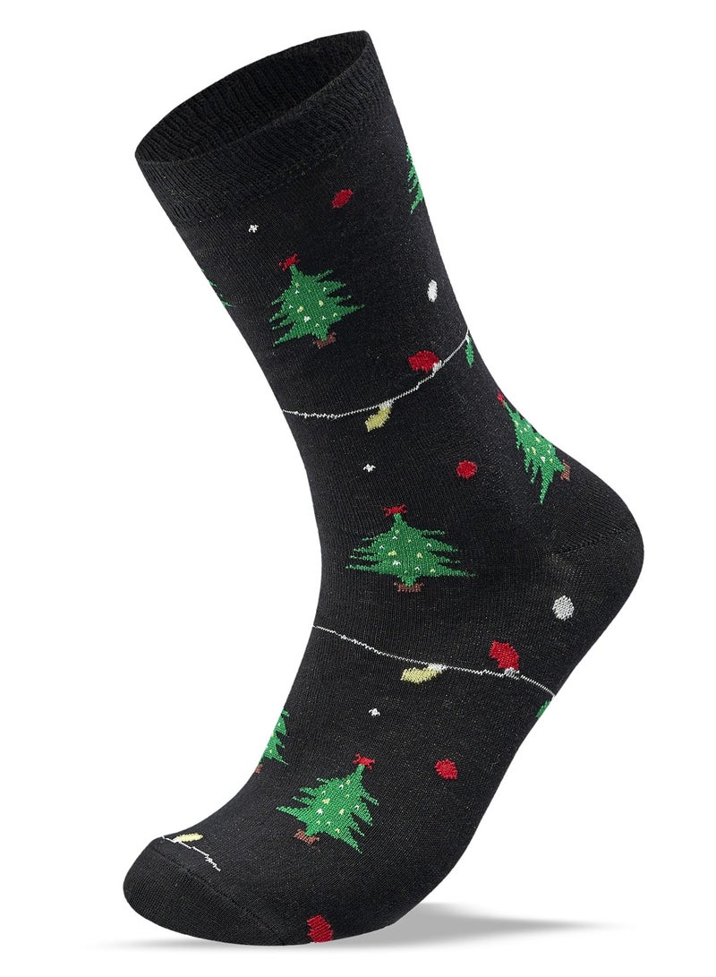 سام سوكس مجموعة من 3 شراب كريسماس طويل  هدية  حريمى  مشكل الوان - Image 4