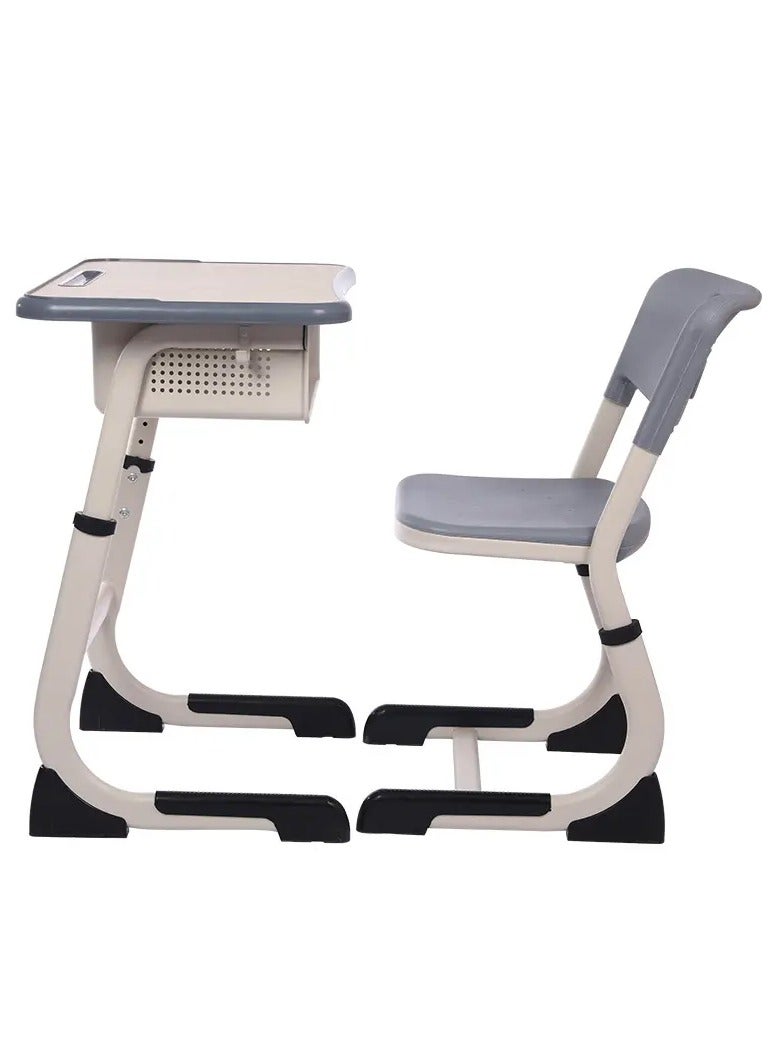 DubaiGallery Modern Ergonomic Design Adjustable Height Student Chair with Storage Drawers Study Reading Writing and Drawing Workstation Table Kids Furniture  - Image 3