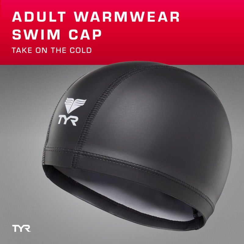 TYR Cold Water Swim Cap - Image 2