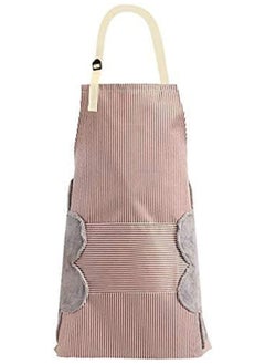 AIWANTO Kitchen Apron Waterproof Apron Cooking Cleaning Apron for Women Men With Attached Towel Apron  - Image 1
